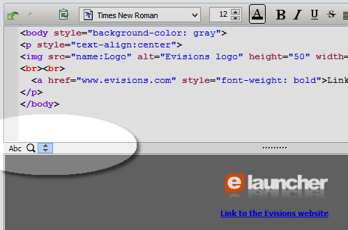 View HTML text/Preview HTML/View both